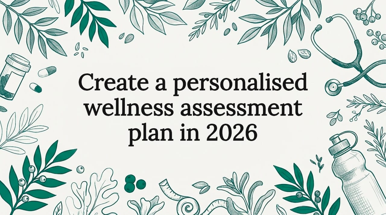 Create a personalised wellness assessment plan in 2026