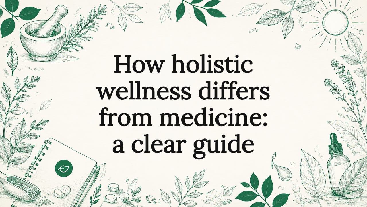 How holistic wellness differs from medicine: a clear guide