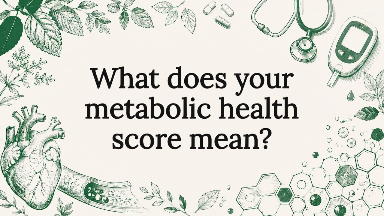 What does your metabolic health score mean?