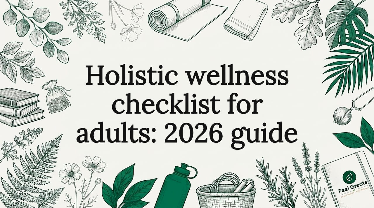 Holistic wellness checklist for adults: 2026 guide