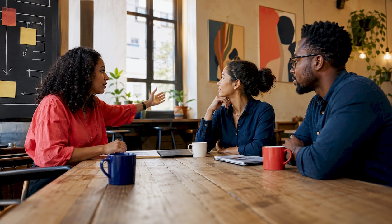 Why brand fatigue happens — and how to stop it 3 • MB Brand Communications Team discussing communication strategies