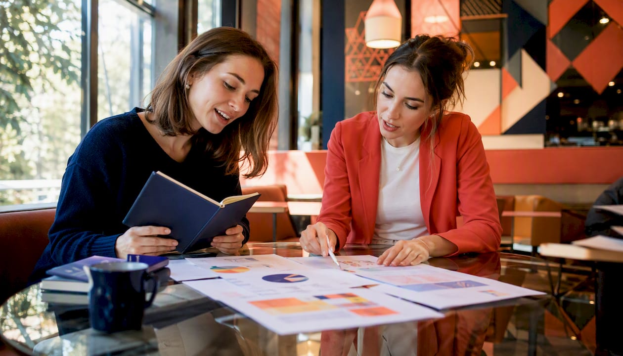 Two marketers planning budget reallocation