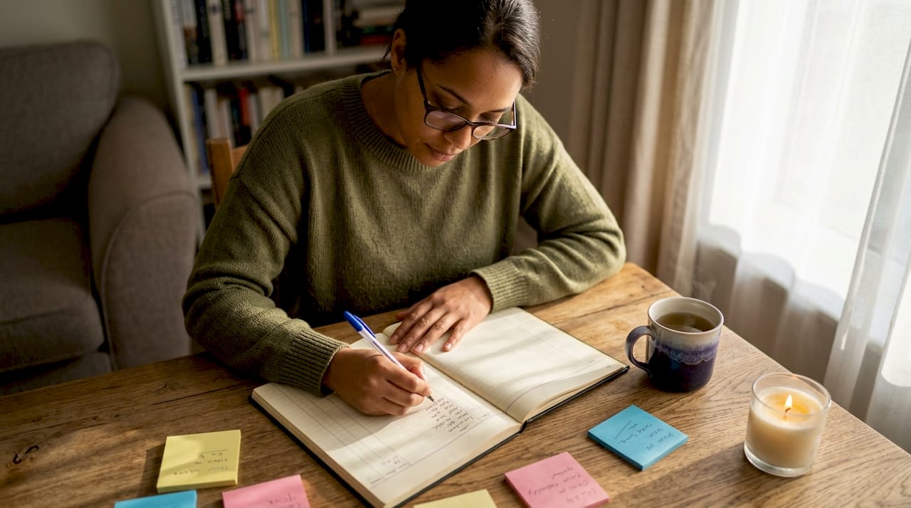 Bookkeeper entering financial transaction data