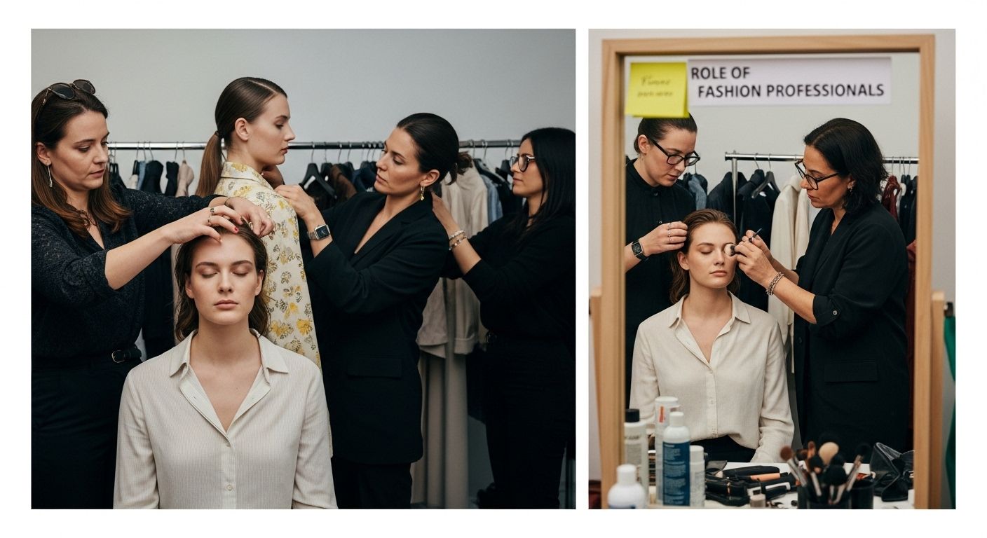 behind the scenes fashion show