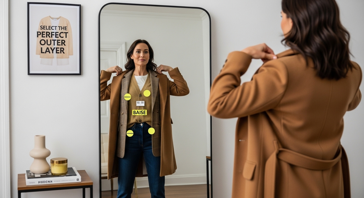 layering outerwear demonstration