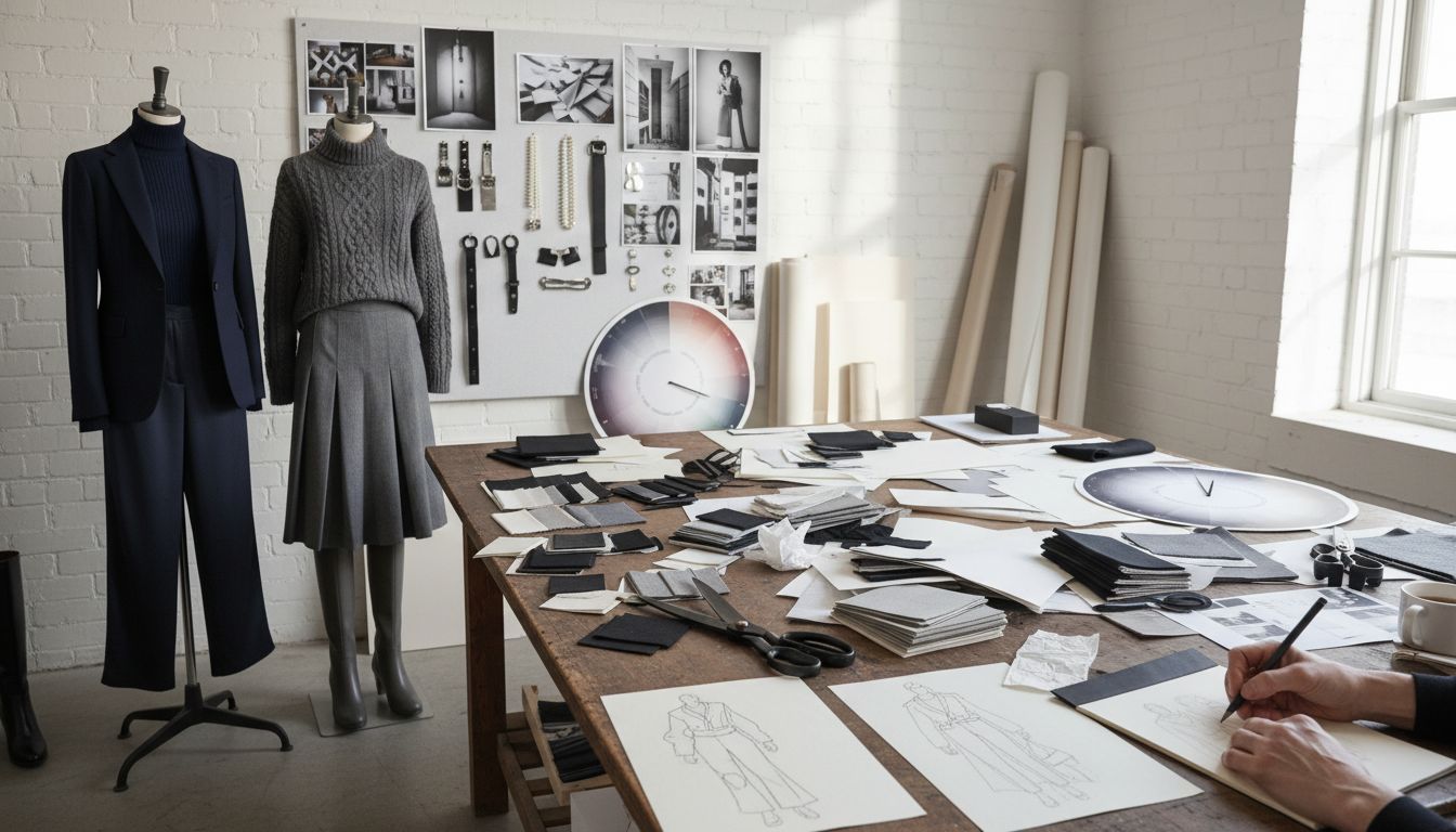 designer studio monochrome