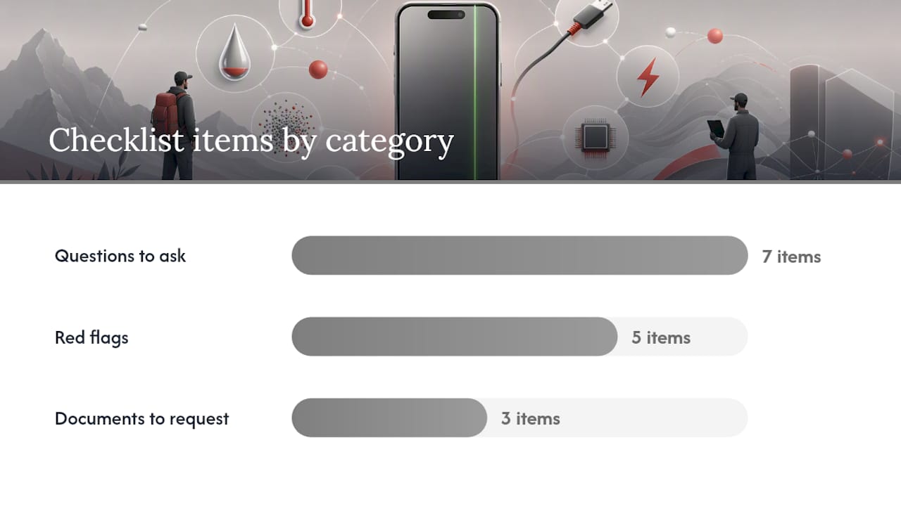 What to ask when choosing where to get your iPhone repaired — overview diagram