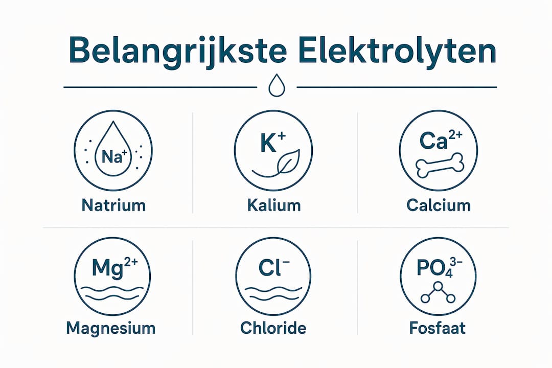 Infographic: een helder overzicht van de belangrijkste elektrolyten