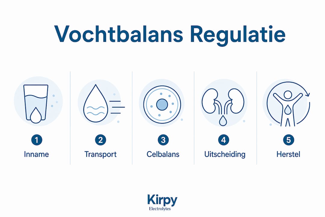 Infographic: Zo zorgen elektrolyten voor een gezond vochtbalans in je lichaam