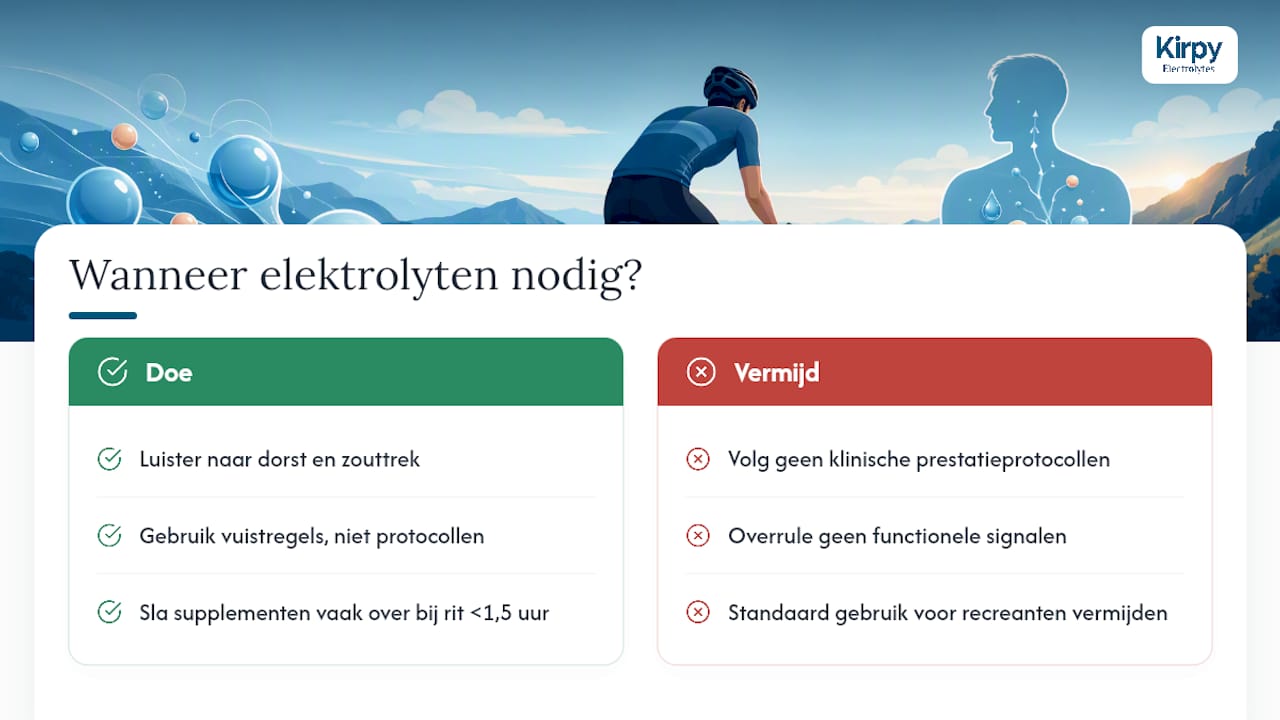 Waarom minder medicaliseren beter werkt voor de gemiddelde fietser — overview diagram