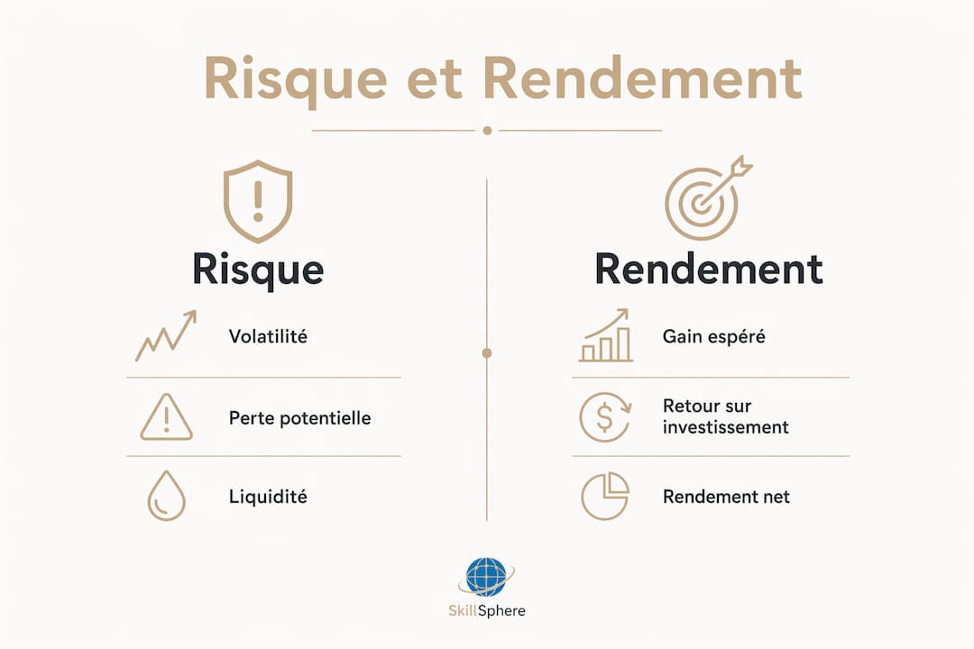 Infographie : comment évaluer le rapport entre risque et rendement dans vos placements