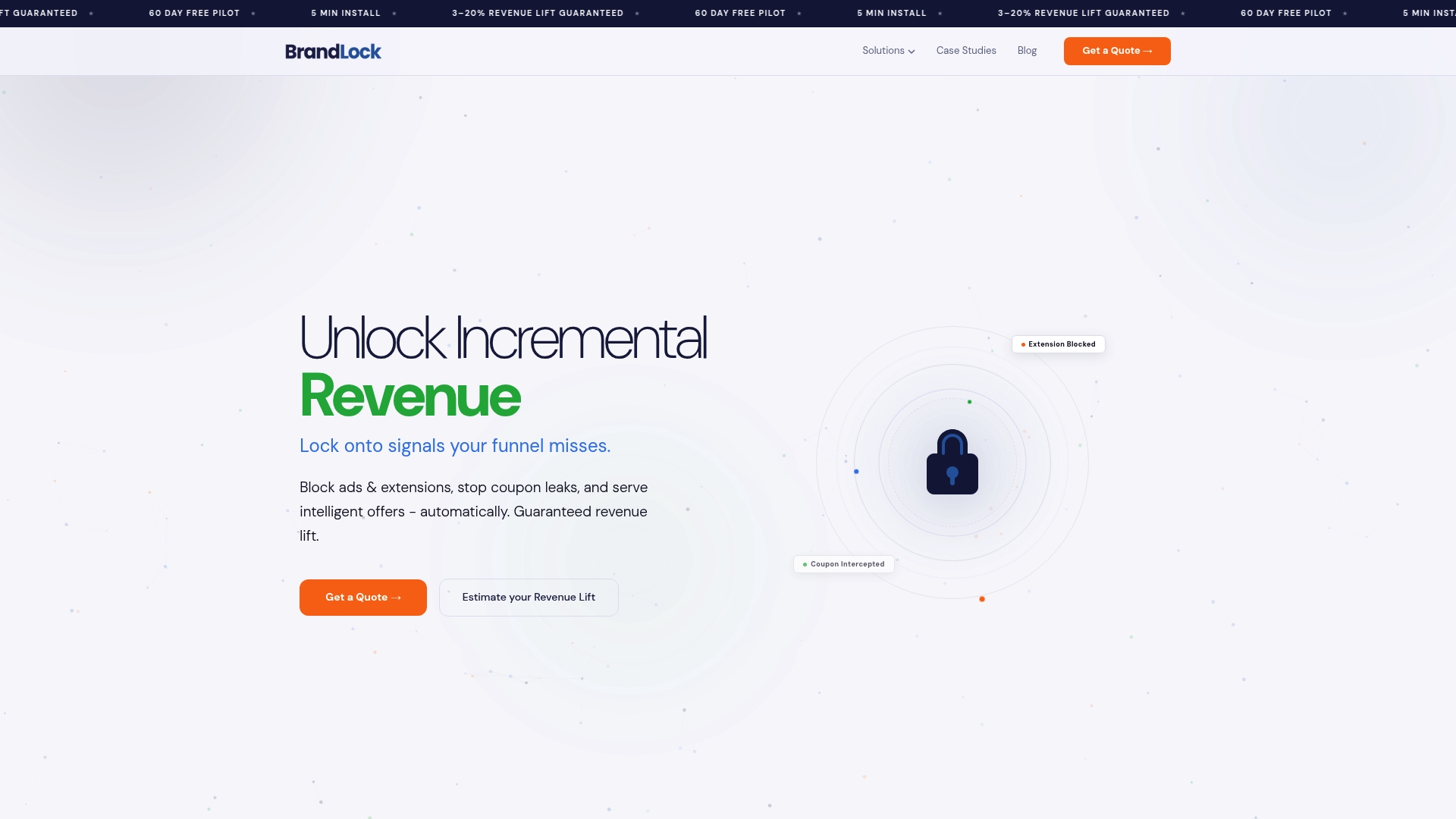 BrandLock checkout revenue protection