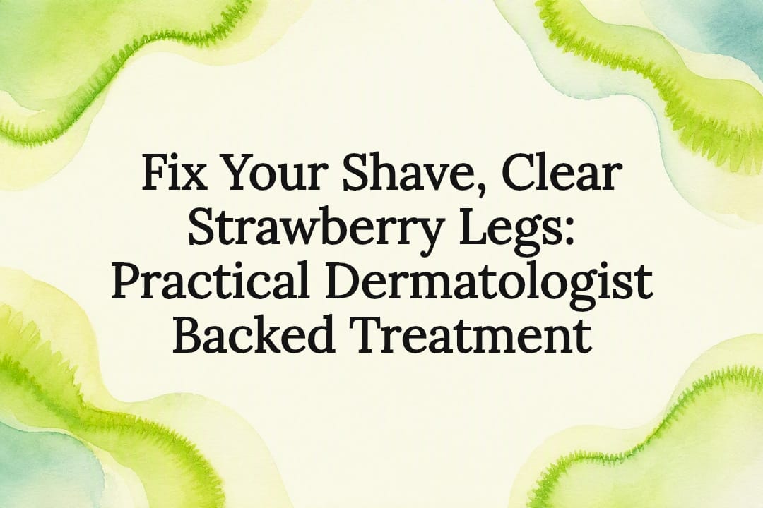 Decorative strawberry legs treatment title card