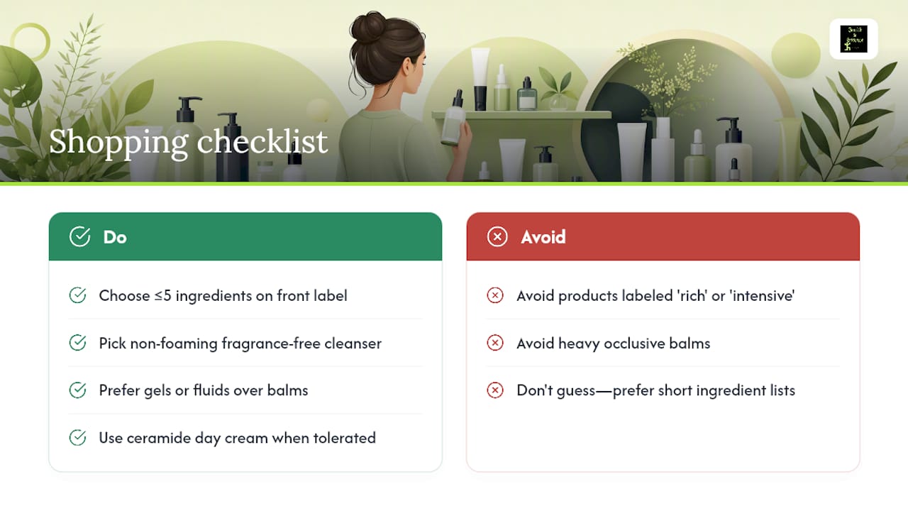 Zenith's Gentle-Skin Picks for a Reactive Routine — overview diagram