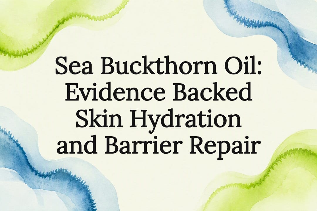 Decorative sea buckthorn oil title card
