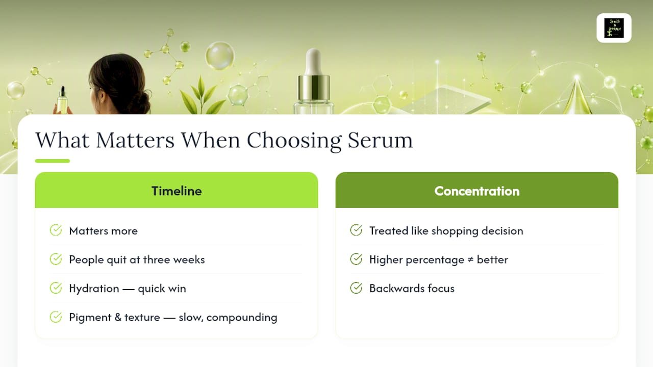 What Actually Matters When You're Choosing a Niacinamide Serum — overview diagram