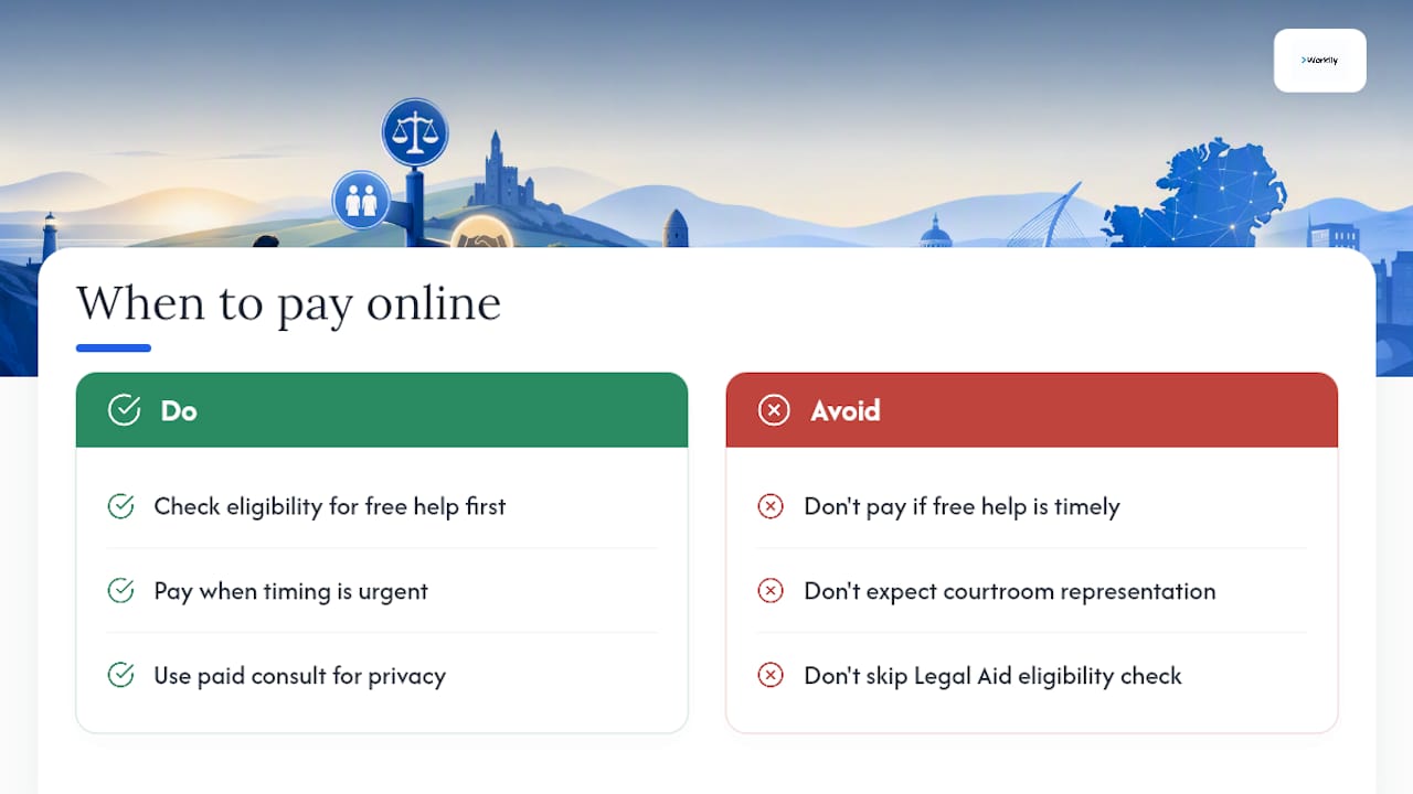 When does a paid online consultation actually make sense? — overview diagram