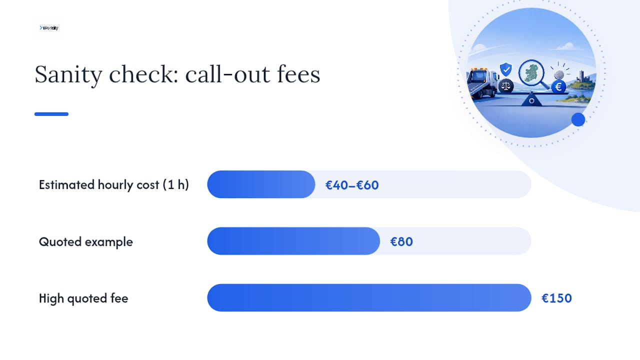Fair call-out fee sanity check comparison