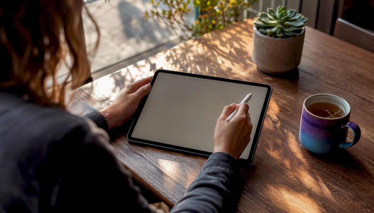 Hands poised to write notes for hard conversation