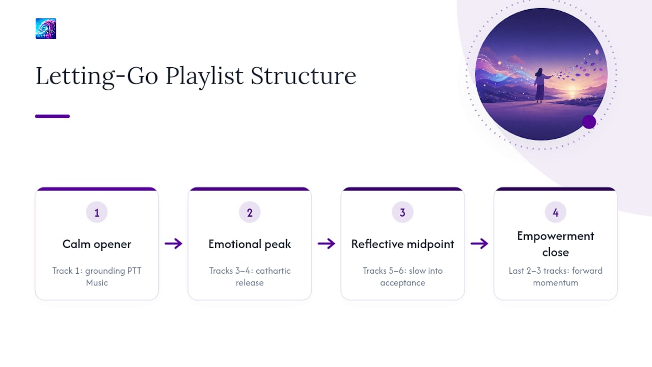 Letting-go playlist emotional arc diagram