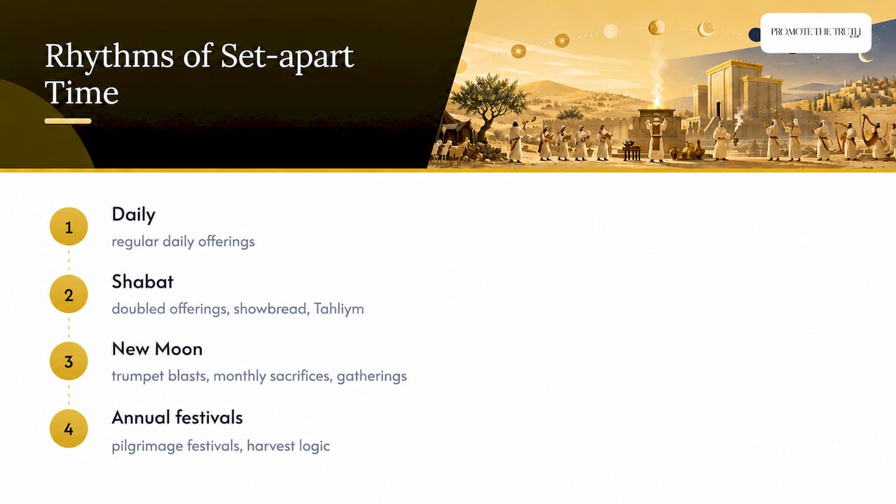 Diagram of Israelite ritual calendar cycles