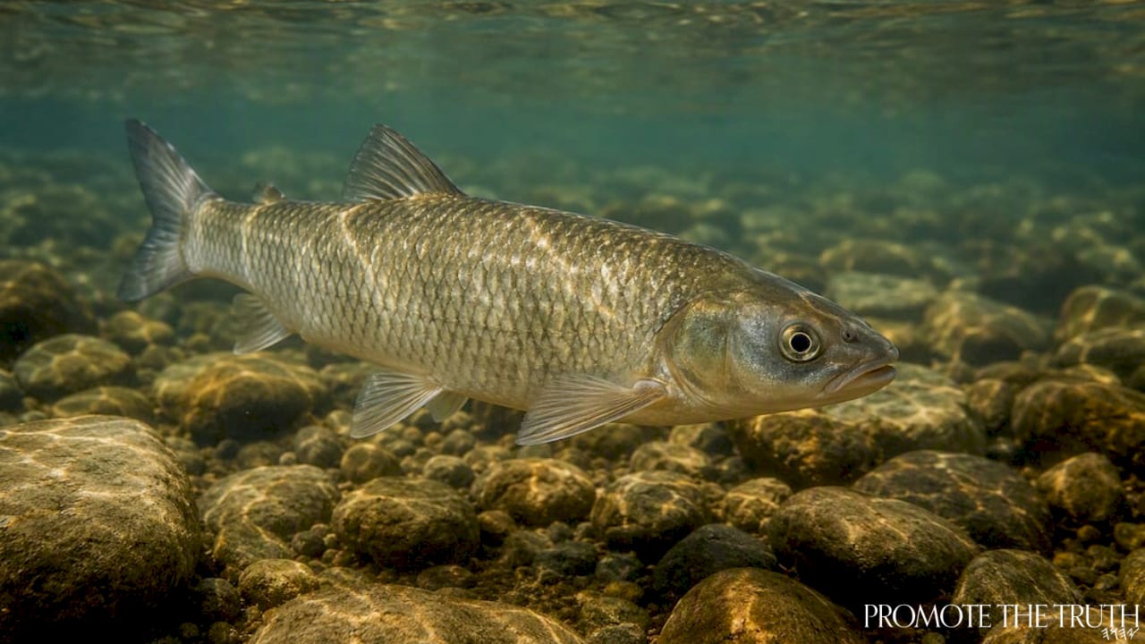 Fish showing visible fins and scales