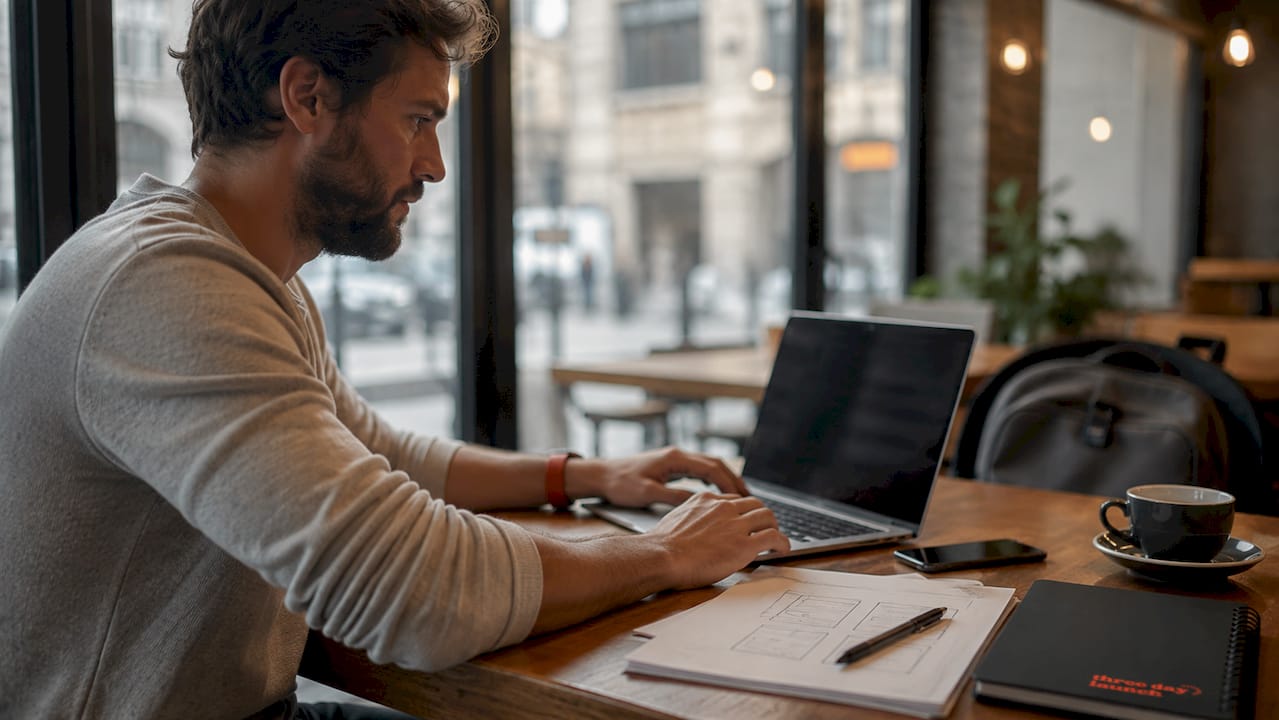 Web developer troubleshooting slow website