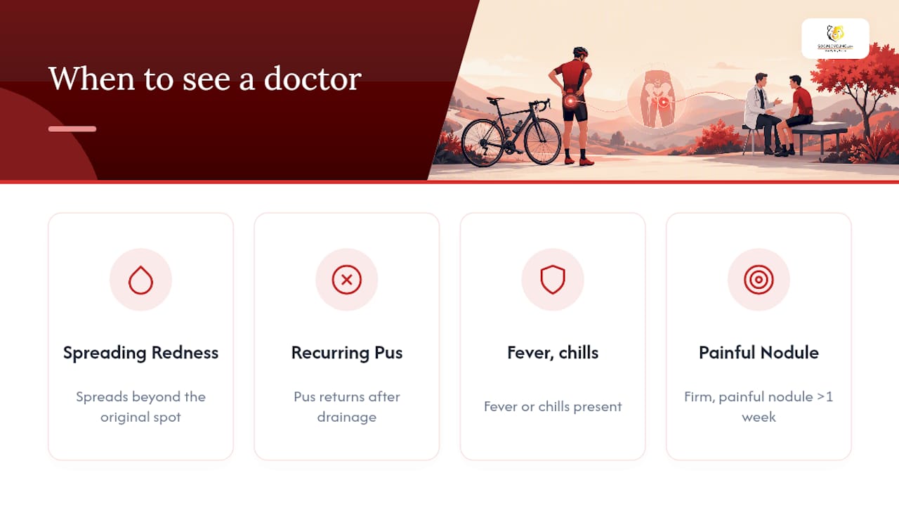 Four warning signs requiring medical care