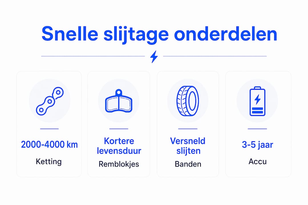 Infographic: de meest voorkomende slijtagegevoelige onderdelen