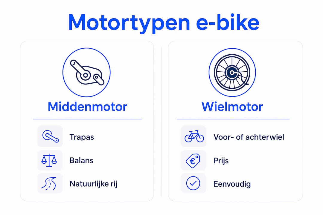 Overzicht van verschillende aandrijvingssystemen bij elektrische fietsen