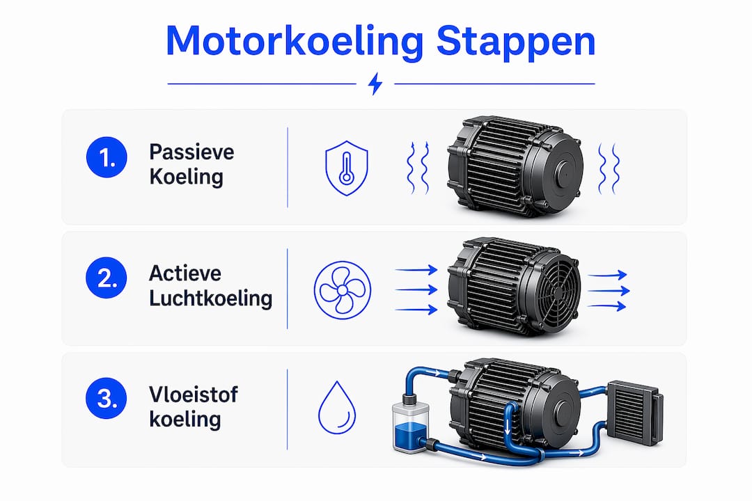 Infographic: zo houd je de motor van je e-bike koel