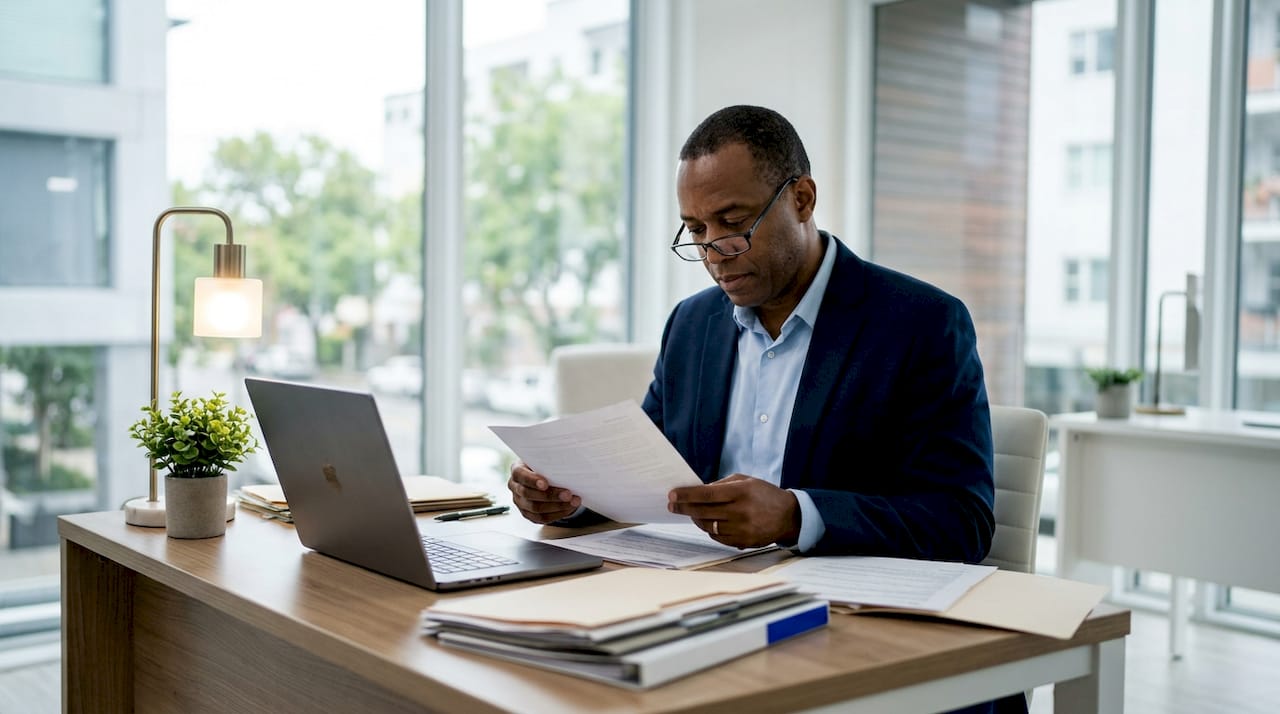 SSA examiner reviewing SSDI reconsideration claim