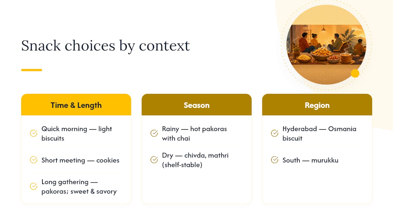 How Does Chai-Time Ritual Shape Snack Choice? — overview diagram