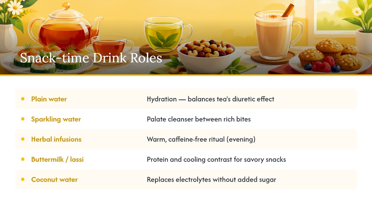 Healthy alternatives to tea for hydration
