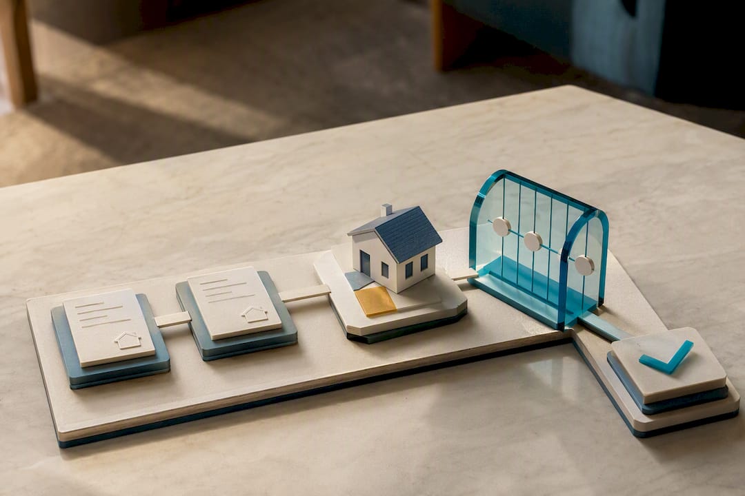 Illustrated property title and lien search process