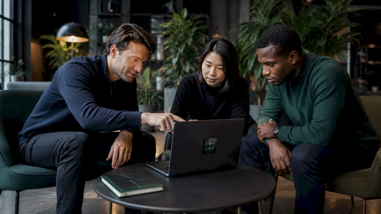 Team collaborating on managed detection response tasks