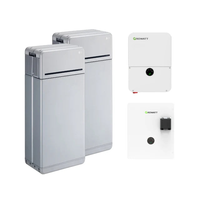 LG 16H Prime 16kWh Battery Bundle with Growatt Grid-Tie Inverter | Whole-Home Solar Storage