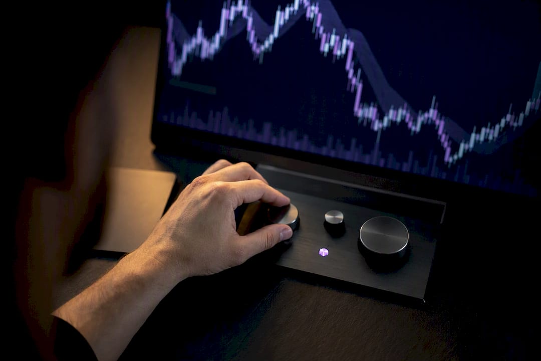 Trader setting a stop-loss level