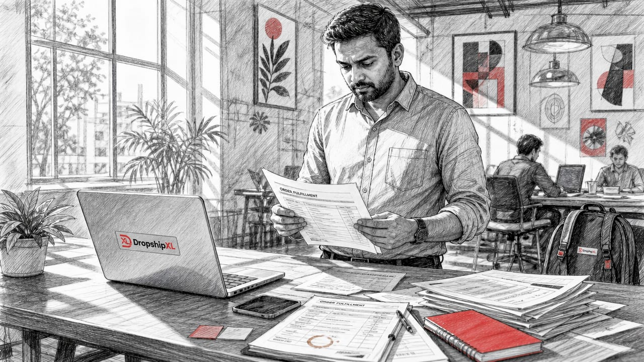 Entrepreneur reviews dropshipping operational documents