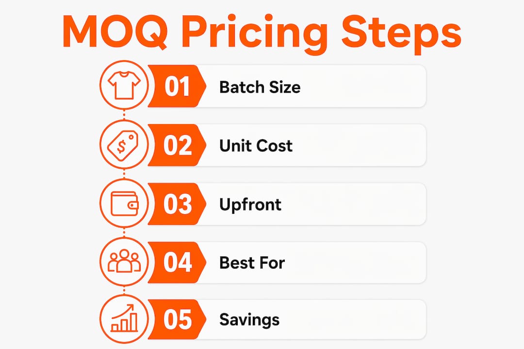 Infographic illustrating pricing and batch size relationship