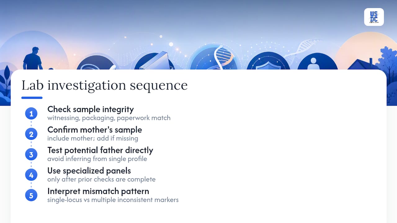 Steps for investigating a confusing test result