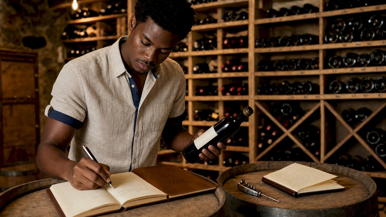 Wine concierge managing wine cellar inventory