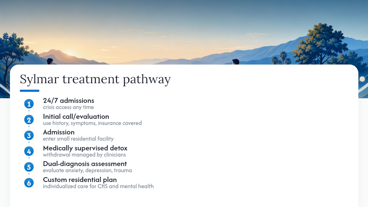 How Sylmar Treatment Center Supports Sustained Recovery From CHS — overview diagram