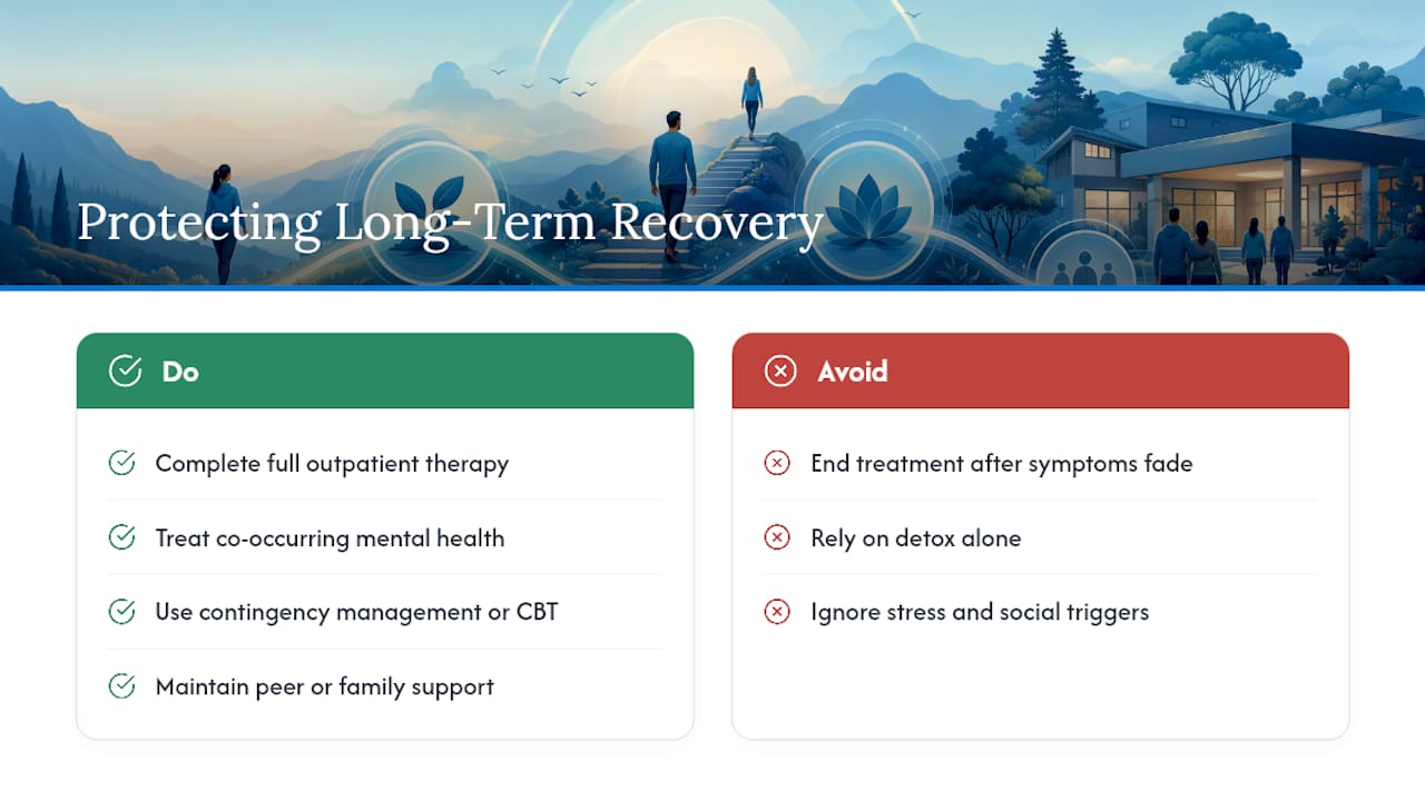 What Are the Long-Term Outcomes and Relapse Risks? — overview diagram