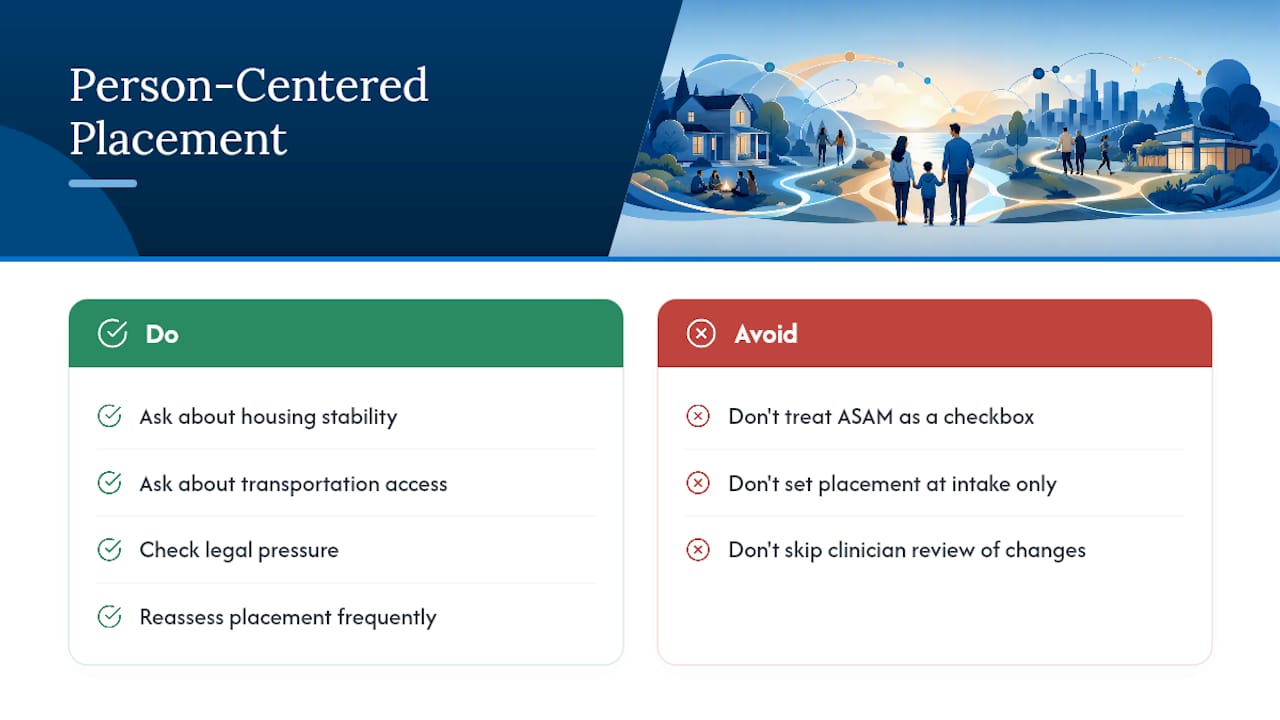Why Person-Centered Placement Actually Changes Outcomes — overview diagram