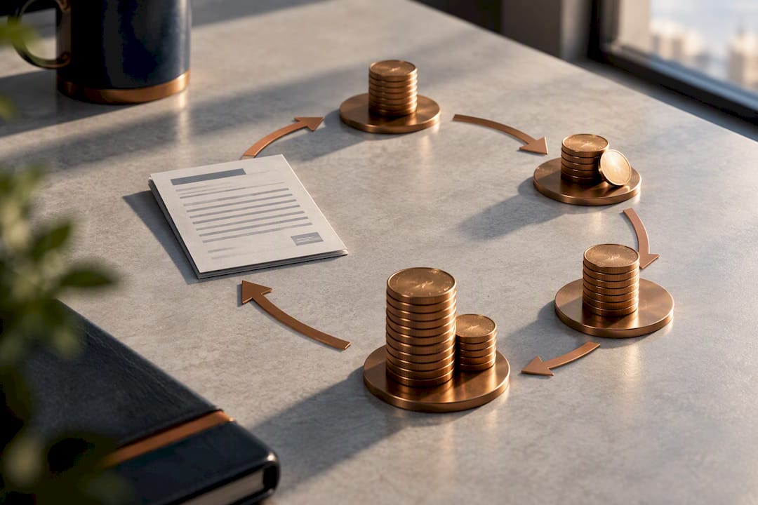 Illustration of title loan rollover fees