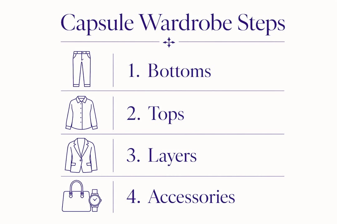 Infographic illustrating core sports wardrobe pieces