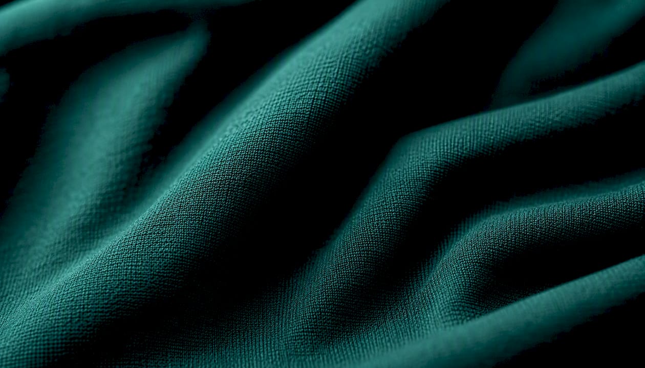 Breathable athletic fabric texture close-up