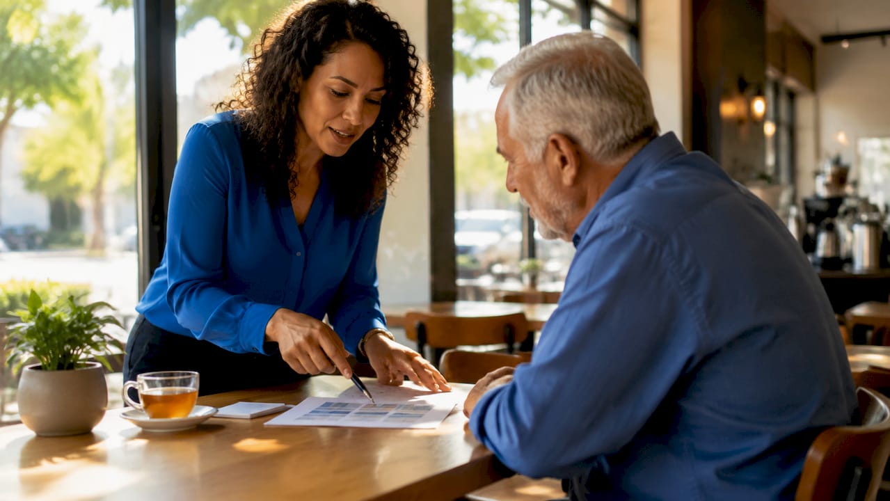 Legal advisor explaining workers compensation difference