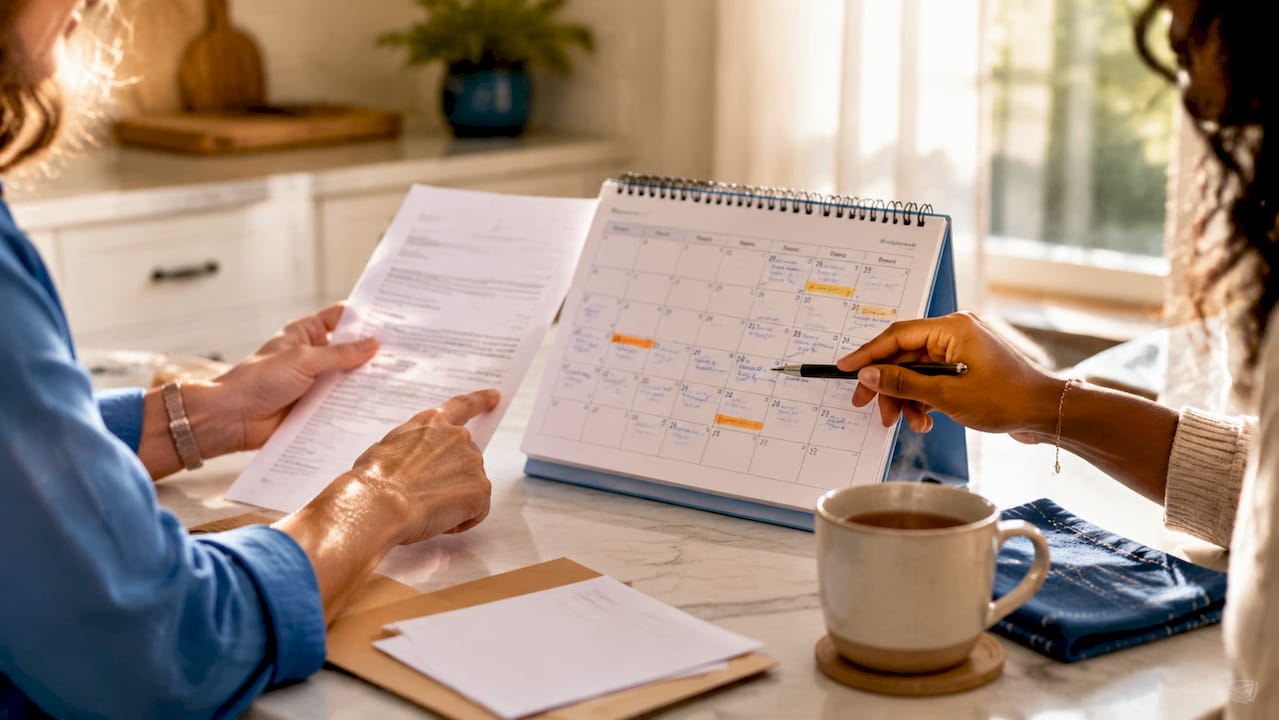 Workers compensation claim explained: 2026 guide 2 Hands holding claim letter and marked calendar with deadlines